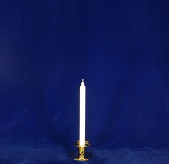 10 1/2 Inch White Candle