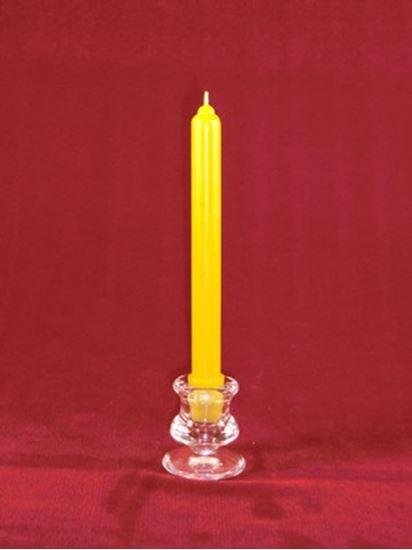 8 Inch Crafted Beeswax Candle Self Fitting DISCONTINUED