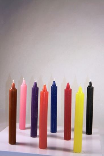 6 Inch Multi-Color Molded Candle