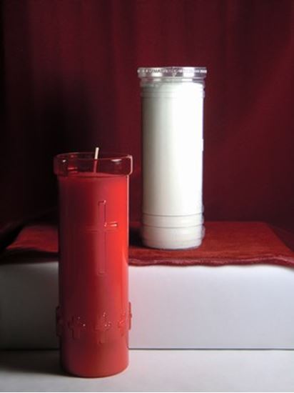 6 Day Candle in Plastic