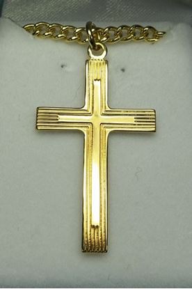 14Kt Gold Layered Sterling Silver Cross