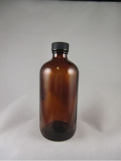 8 Ounce Amber Glass Bottle