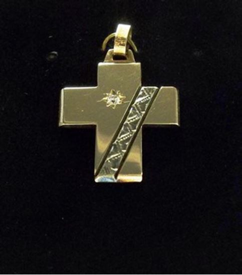 Solid 14 KT Gold Cross