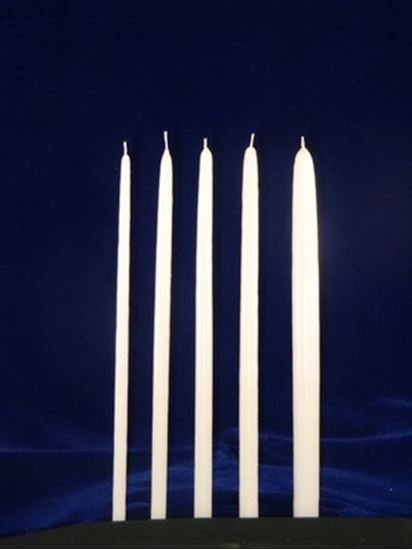 12 Inch White Hand Dipped Candle