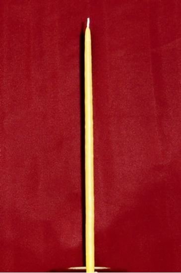 10 Inch Hand Dipped Beeswax Candle