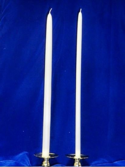 24 Inch White Hand Dipped Candle